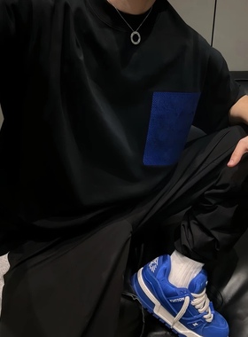 【陈发财】FA CAI  L家新品刺绣细节感满满小领口T恤男女同款短袖