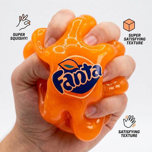 @Fashion Nee Doh Jellyfish and Cube Squeeze Toys Soft Jelly