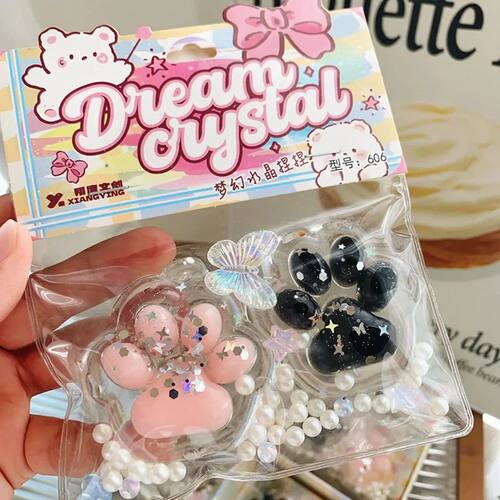 Squishy Cat Paw Pinch Fidget Toy Slow Rebound Stress Relief