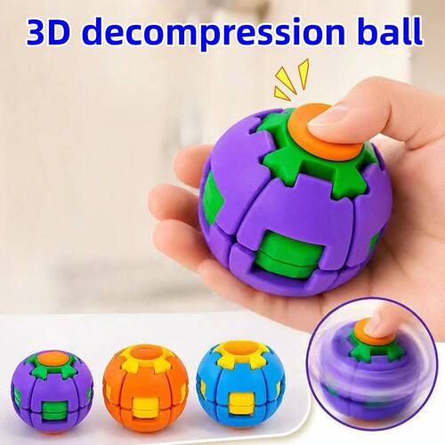 New Fingertip Rotating Ball 3D Printing Stress Relieving Bal