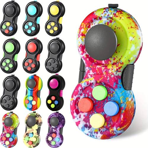 Fidget Pad Retro Classic Fidget Controller Handheld Fidget G