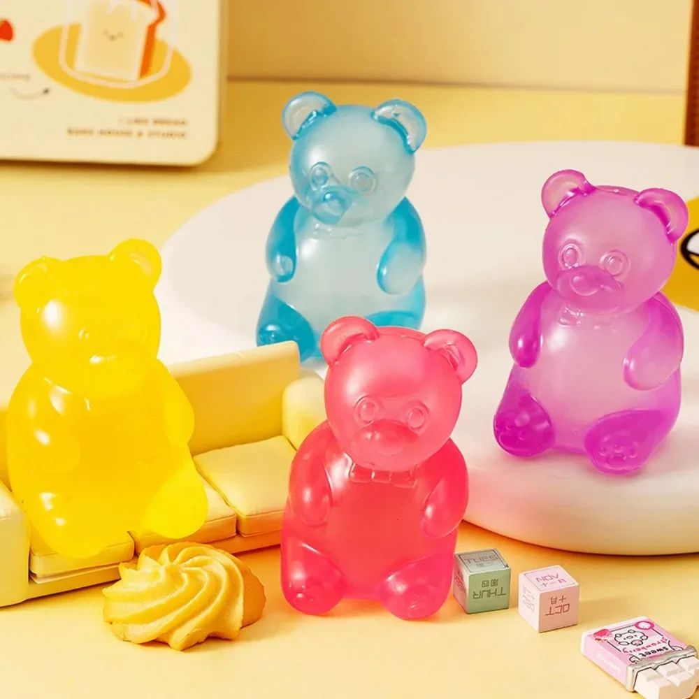 Squishy Gummy Bear Squeeze Toy - Sss Relief Fidget Sensory T
