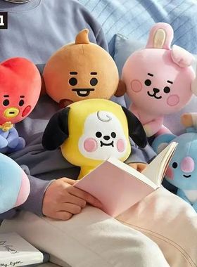 10-12cm Bandai Plush Toy Backpack Korean Bts Kawaii Doll Hom