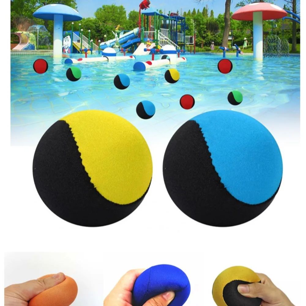 Durable 5.5cm Elastic Ball Water Bouncing Ball Water Surf Ga
