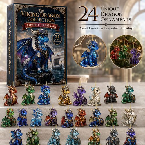 Dragon Hanging Ornaments Christmas Countdown Day Blind Box C