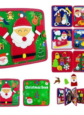 Montessori Quiet Book - Farm Animal Activity Toy with Storyt