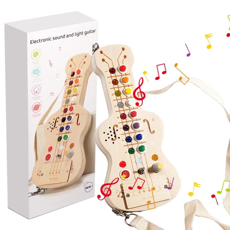 Music Busy Board Montessori Parish Toy LED Light Switch Todd