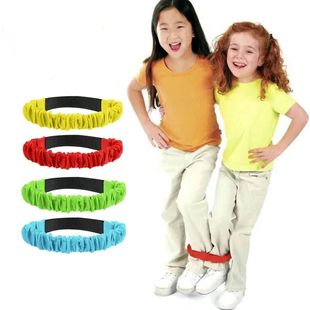 Bands Elastic Relay Legged Outdoor Race Rope 4PCS Tie