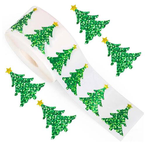 500pcs Roll Stickers Christmas e Laser Stickers Kindergarten