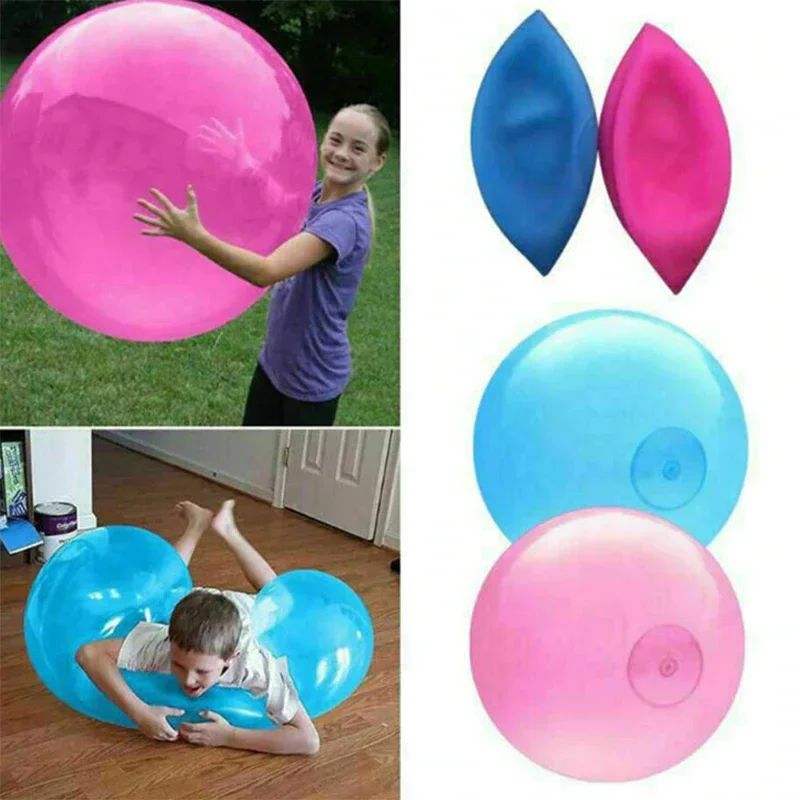 Children Outdoor Toys Bubble Ball Inflatable Rubber Ball Gam