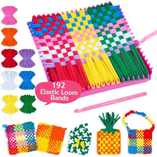 Weaving Loom Kit Toys, DIY Arts and Crafts for Kids and Adul