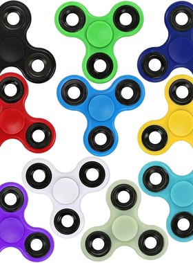 ABS Fidget Spinner EDC Spinner For Autism ADHD Anti Sss Tri-