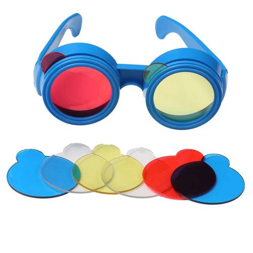 Student Kid Trichromatic Glasses Toy - Exploring Three Prima
