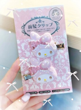 My Melody Kuromi Hair Clips Set Non Slip Gentle On Hair Anim
