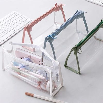 Transparent Pencil Case Large Capacity Simple Pen Bag Kawaii