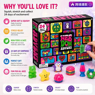 Nee Doh Ned Came Blind Box Pinch Music Gift Box Christmas Ha