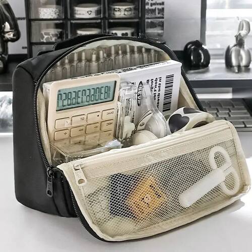 9-layer Large-capacity Pencil Case Beautiful Canvas Multi-fu