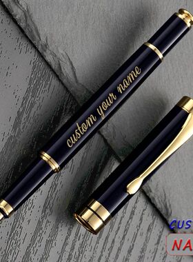 Golden Text Engraving Fountain Pen Gift School Supplies 2024