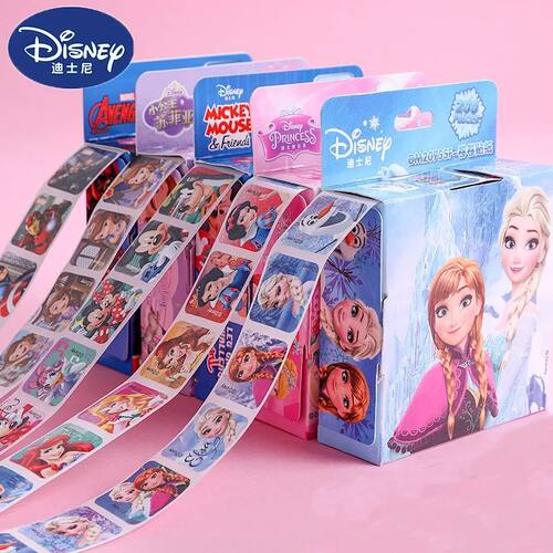 200Pcs/Box  Stickers Removable Cartoon Frozen Mickey Sofia P