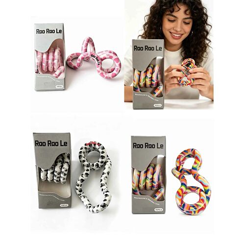 New Love Heart Tangle Fidget Toy BPA Free Squeeze Finger Rot