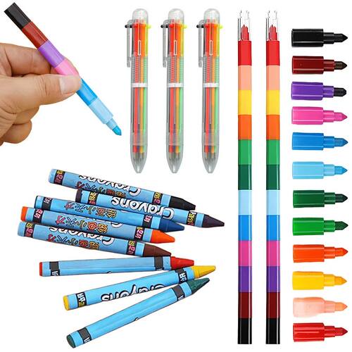 Graffiti Stationery Colorful Ballpoint Pen Painting Crayons