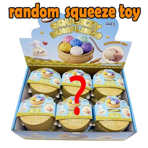 Blind box Colorful Simulated Dumpling Squishy Relaxing Relie