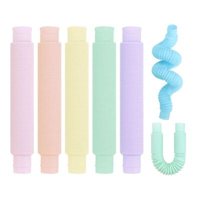 Decompression Toys Pop Tube Children Adult Corrugated DIY St
