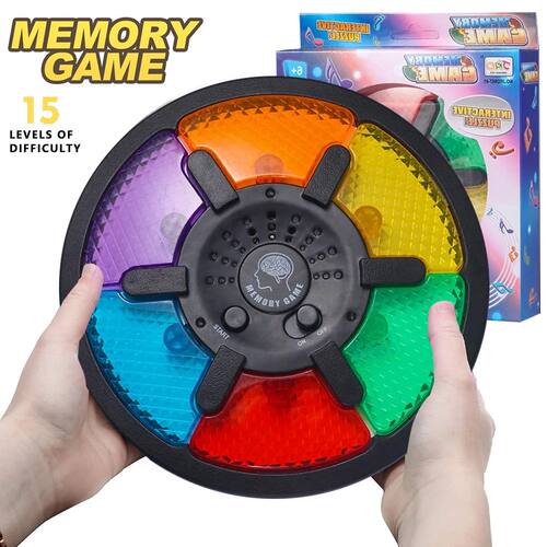 Memory Game Machine Handheld Electronic Memory Game with Lig
