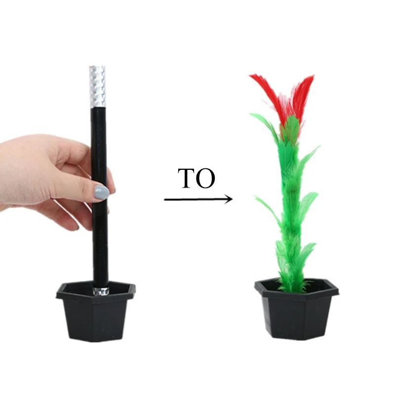 Crazy Magic Wand Toy to Flower Sets Easy Magician Tricks Fir