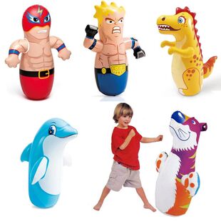 Parent Child Toys Tumbler Boxing Inflatable Punching Bag Boy