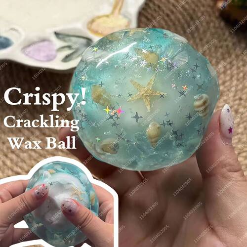 Crispy Squishy Ball Cracking Wax Crunchy Shatter Stress Ball