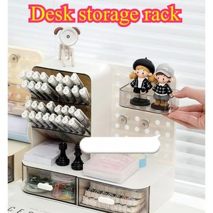 Desk Stationery Organizer Shelf Pen Holder Office Study Desk