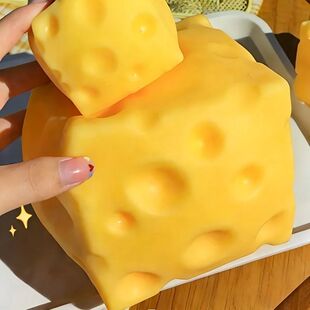 10CM Giant Cheese Squeeze Toy Extra Large Size Cheese Squish
