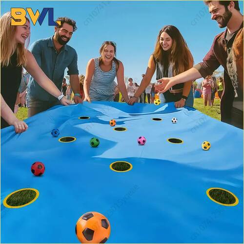 1PC Team Building Cooperative Hole Tarp Game for Kids Adults