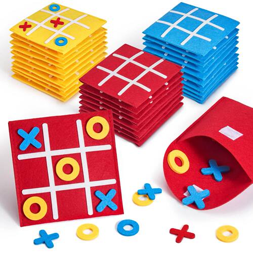 30pack Tic Tac Toe Strategic Board Game for Kids and Family,
