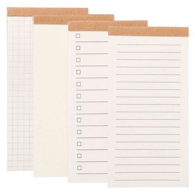 4/8Pcs Portable Field Notes Small Notepads 50Sheet Pocket No