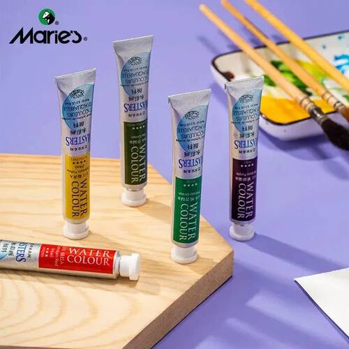 Maries Artist Pearlescent Watercolor Paint Set Student Art S
