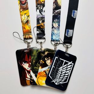 Holder Lanyards Keys Anime Strap Card Neck Characters