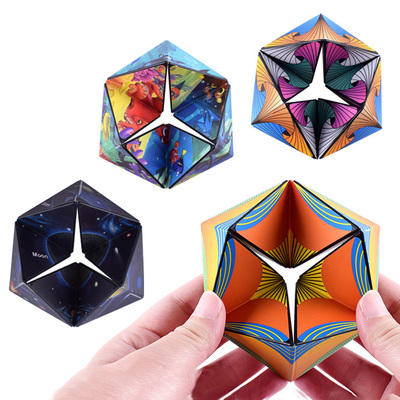 Infinity Flip Magic Cube Unlimited Shape Cognitive Puzzle
