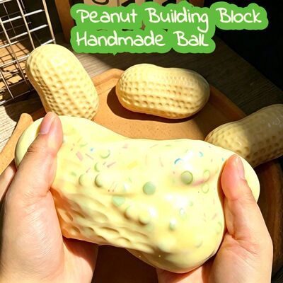 Moldable Peanut Stress Ball Squeeze Toy Crunchy Building Blo