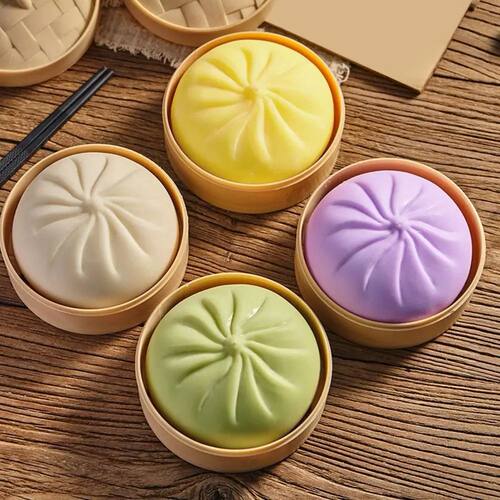 Colorful Dumpling Squishes Stress Balls Simulation Food Squi