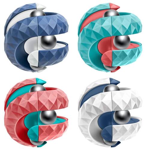 Diamond Pattern Ball Track Gyro Magic Gyroscope Toy Sss Reli