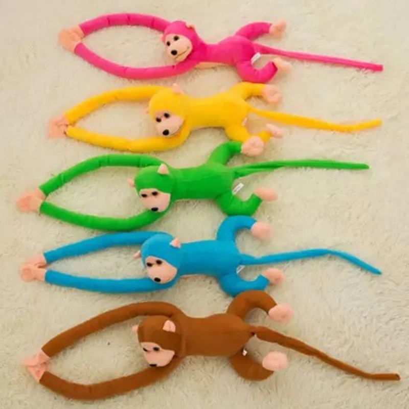 60cm Long Arm Tail Monkey Stuffed Plush Curtains Baby Sleepi