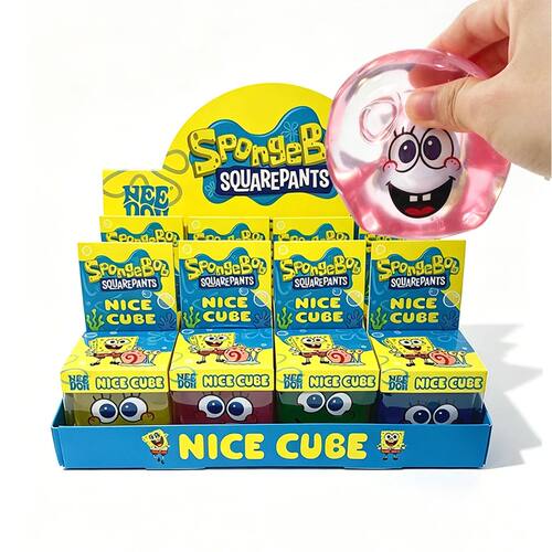 Squishy In Stock SpongeBob Squishy Stress Relief Cube Toy, M