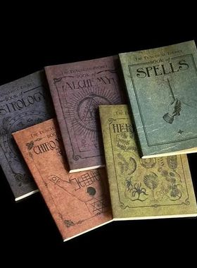 5styles Classic Movies Magic Book Spell Manual Anime Periphe