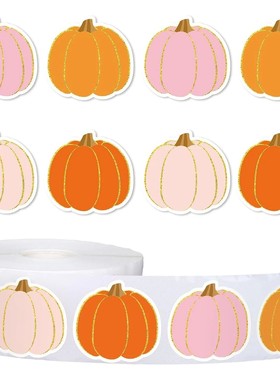 100-500pcs Halloween Stickers Pumpkin Handmade Labels Hallow