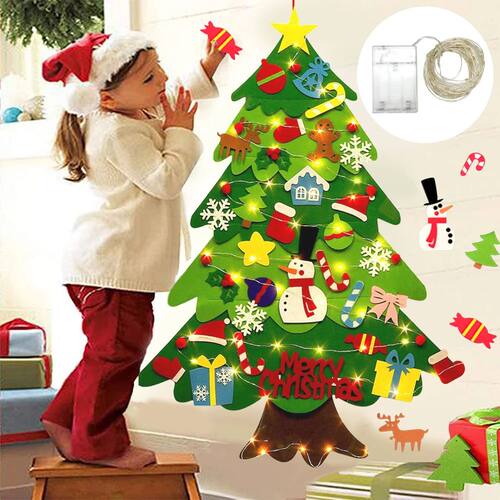 DIY Felt Christmas e Christmas Decoration for Home Navidad 2
