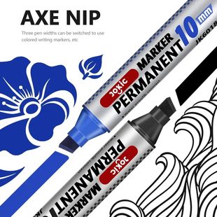 Marker Thin Pcs Ink Waterproof Pen Permanent Set Colors