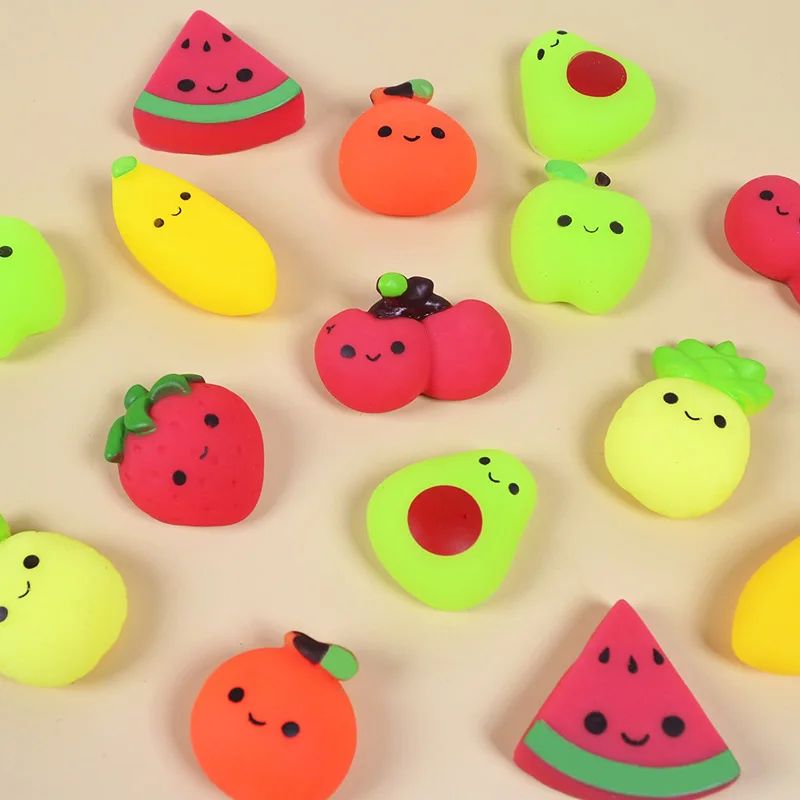 5-50PCS Kawaii Squishies Mochi Fruit Anima Squishy Toys For