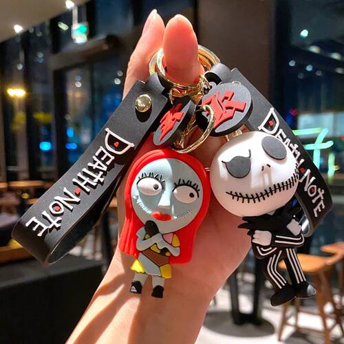 Nightmare Before Christmas Figures Keychain Sally Jack Doll